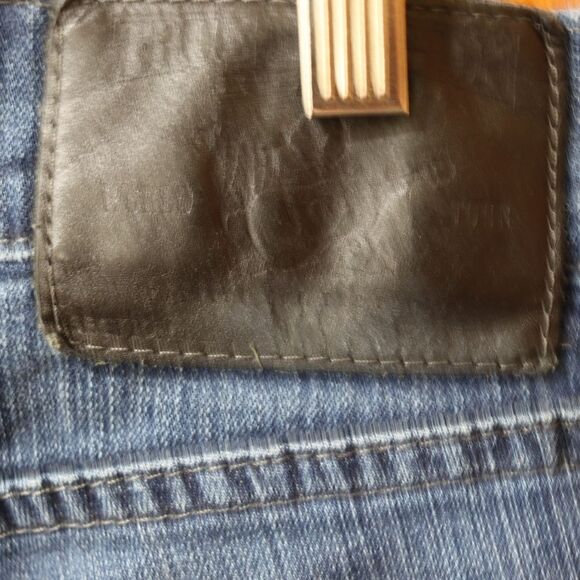 True Religion Denim Flare Jeans 31 | Medium Wash Whiskering Tall 32 Inseam - Picture 12 of 14